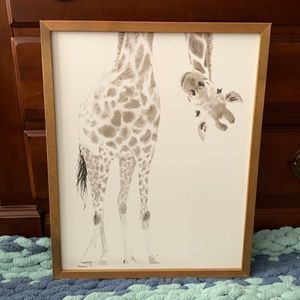 Giraffe wall sign